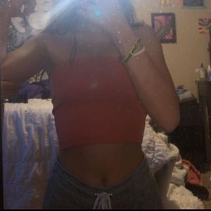Orange tube top